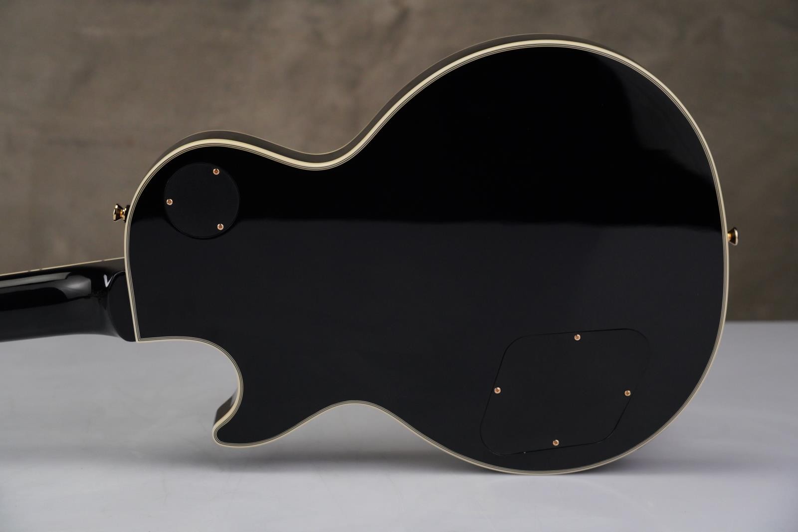 Epiphone Les Paul Custom Black w/ P90s Guitar Center w/ Case & Gig Bag #59252