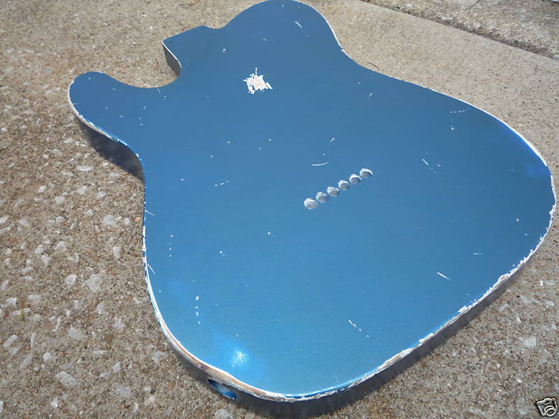 MJT Official Custom Order Aged Nitro Finish Contoured Guitar Body Mark Jenny VTT