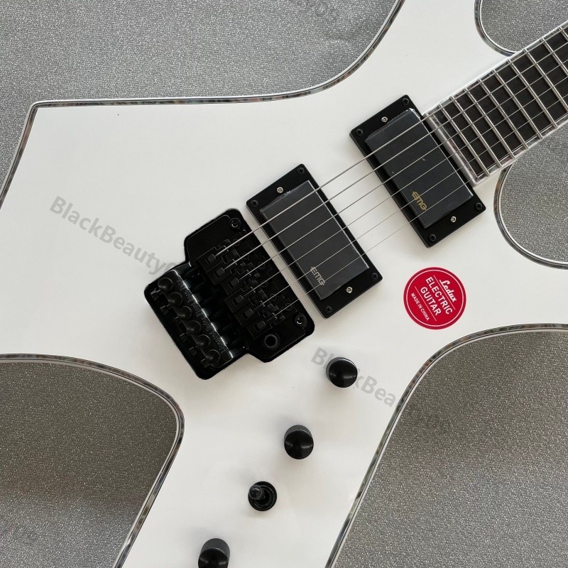 Warlock Solid Body Electric Guitar C Shape Neck Stainless Rounded Fret Edge