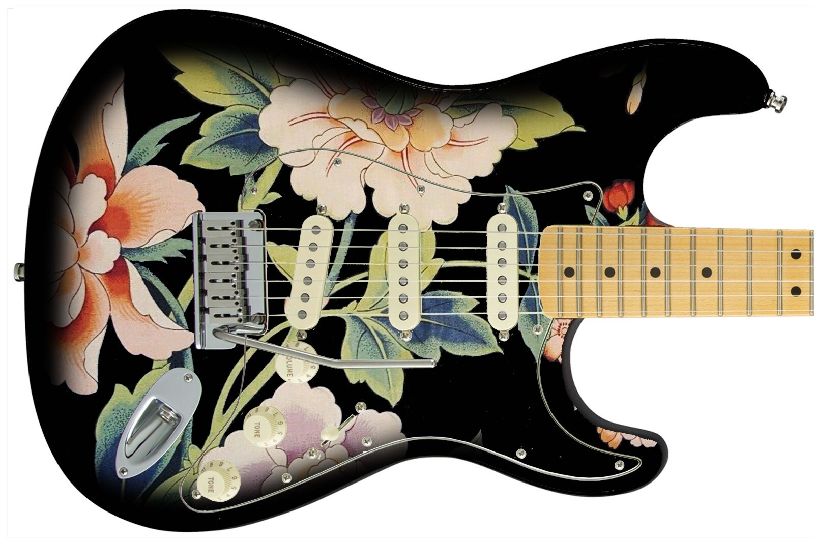 Guitar Kit- Electric Fishbone Guitar, Guitar & Headstock Skin,Wall Skin, Hanger
