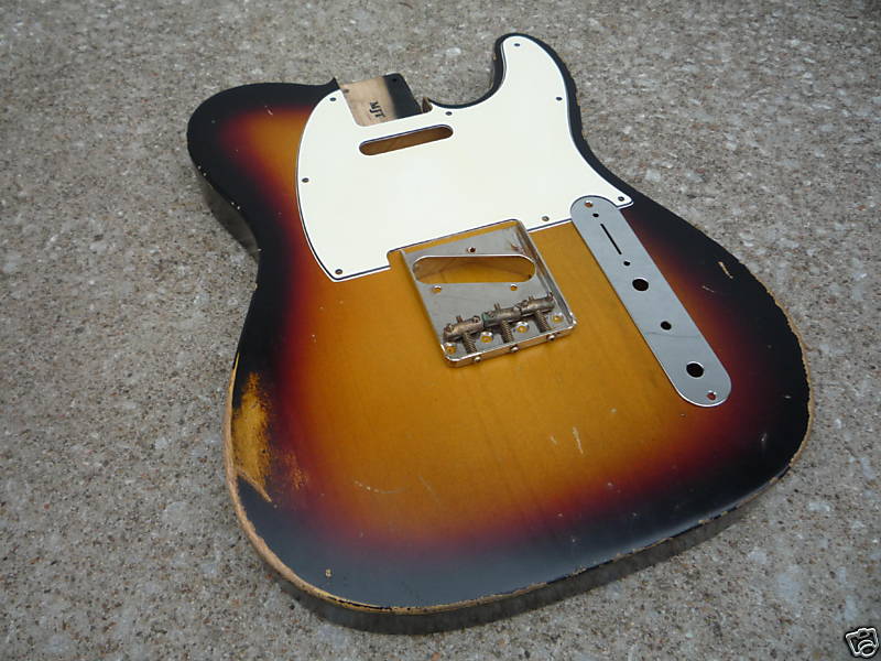 MJT Official Custom Order Aged Nitro Finish Contoured Guitar Body Mark Jenny VTT