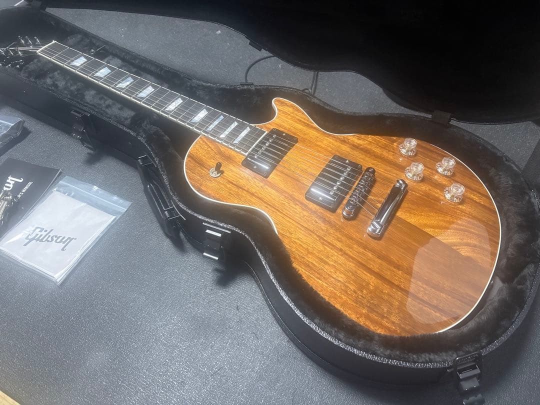 GibsonUSA Les Paul Modern Koa Natural 3.9lb Electric Guitar New Excellent