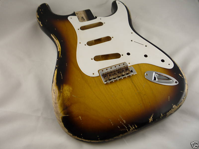 MJT Official Custom Order Vintage Aged Nitro Finish Guitar Body Mark Jenny VTS