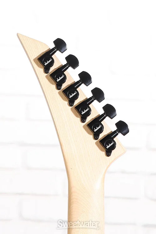 Jackson JS32 Warrior – Black with White Bevels