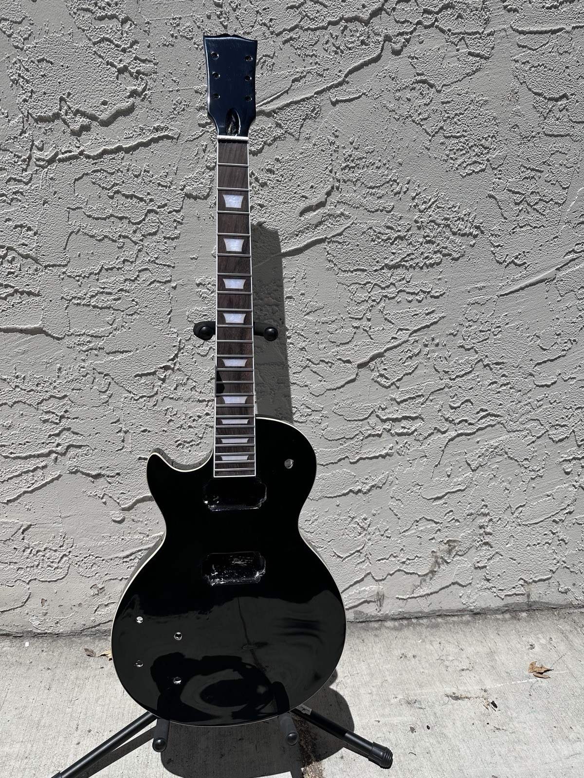 Left-Handed LP Style Guitar Project – Mahogany/Maple – Great Custom Build