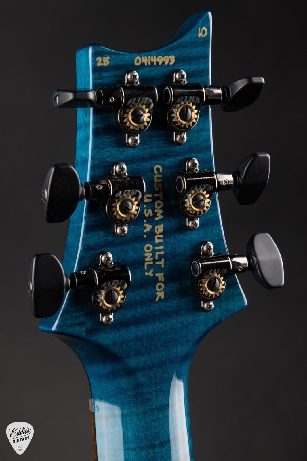 PRS Eddie’s Guitars Wood Library Studio Swamp Ash/Brazilian – Blue Matteo