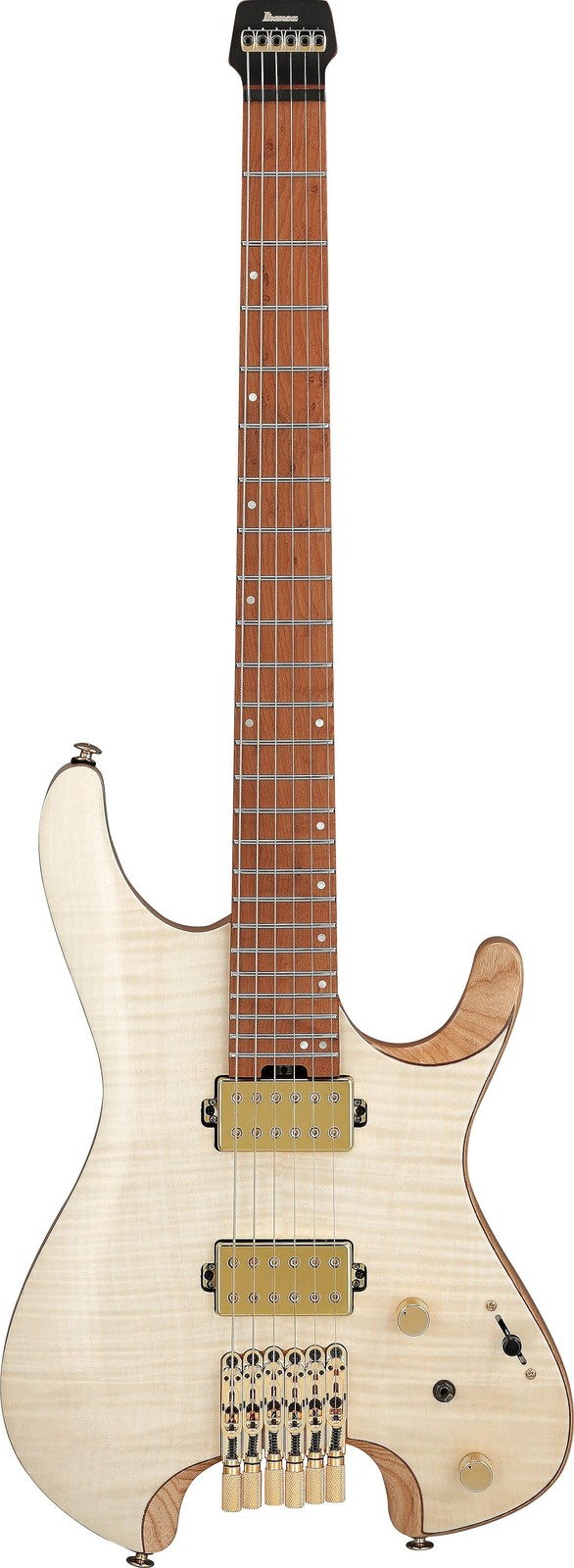 Ibanez Q52FMG Headless Electric Guitar, Maple Fingerboard, Natural