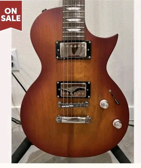 Mint Condition EART LP-610 Thin Body Okoume Guitar w/Stainless Steel…