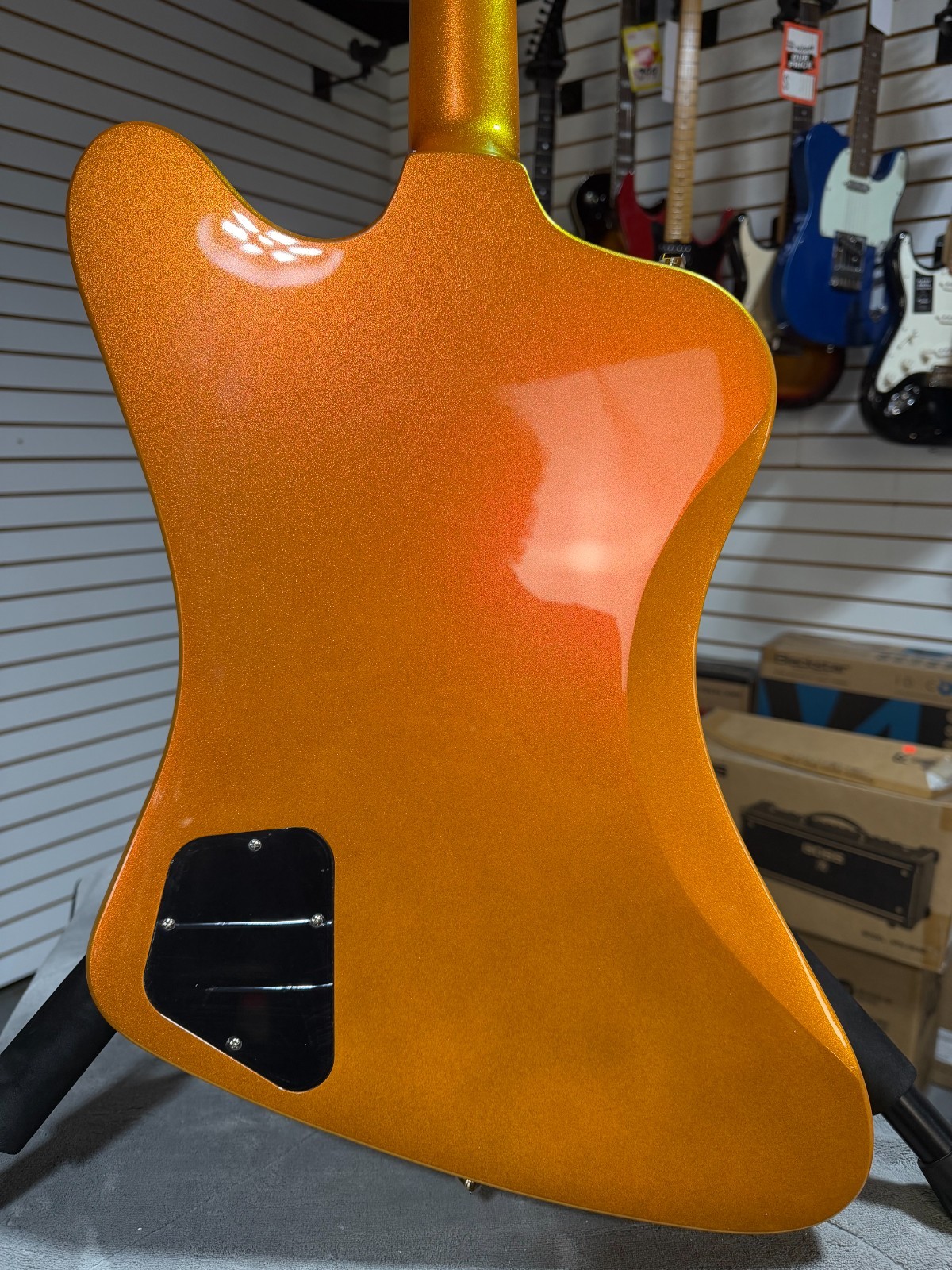 Epiphone Futura Firebird Custom – Firestorm Shift w/Gig Bag & PLEK*D #490
