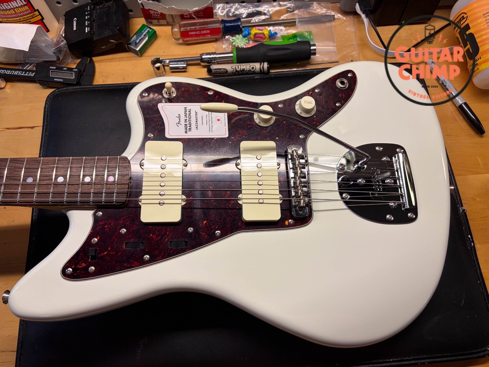 2025 Fender Japan MIJ Traditional ’60s Jazzmaster Olympic White HSC