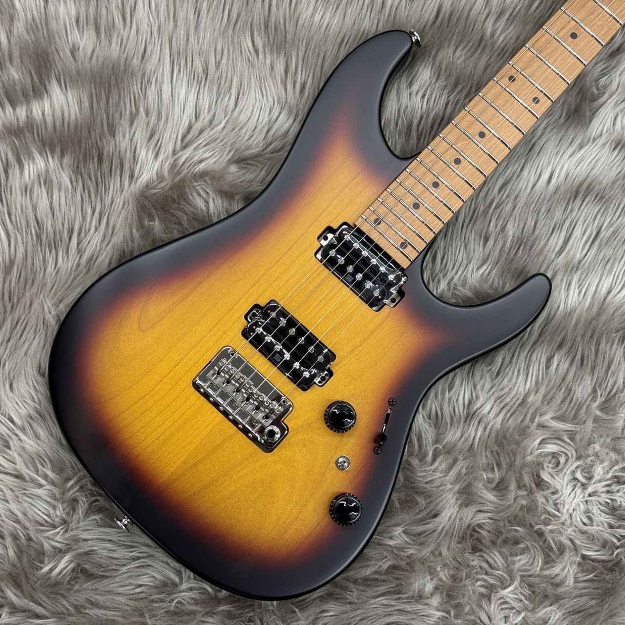 Ibanez AZ2402 Tri Fade Burst Flat Electric Guitar Stainless Frets Used