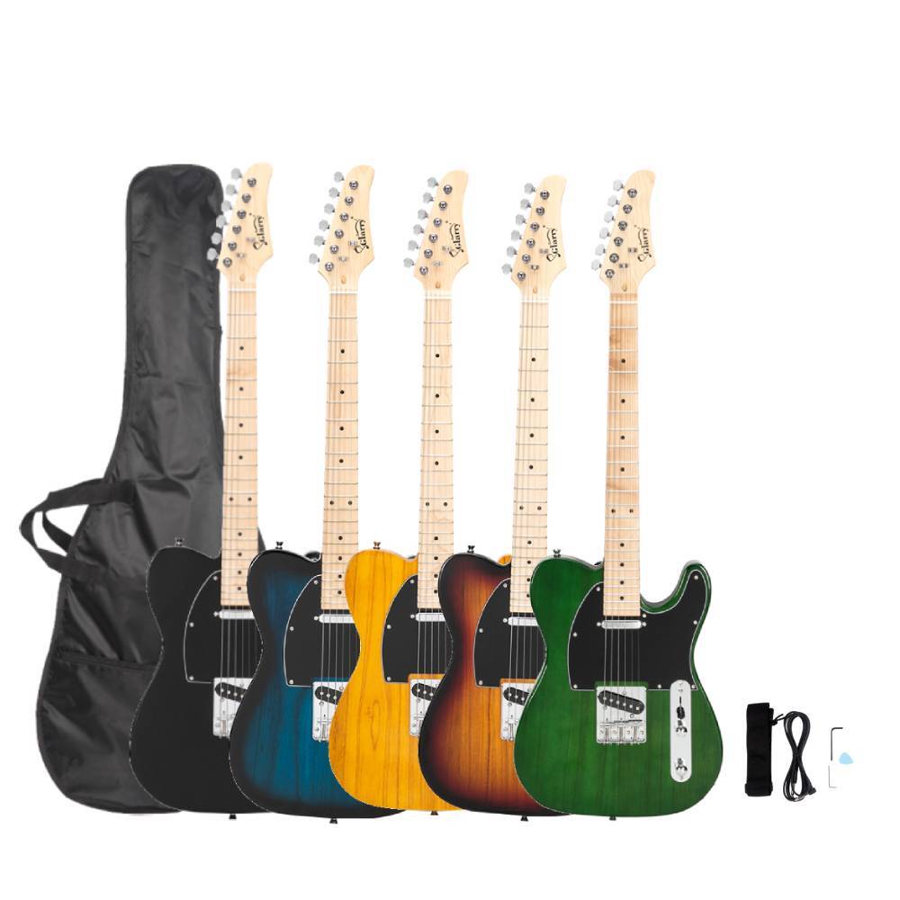 Glarry GTL Electric Guitar 39″ 5 Colors Right Handed With Bag & Accessories