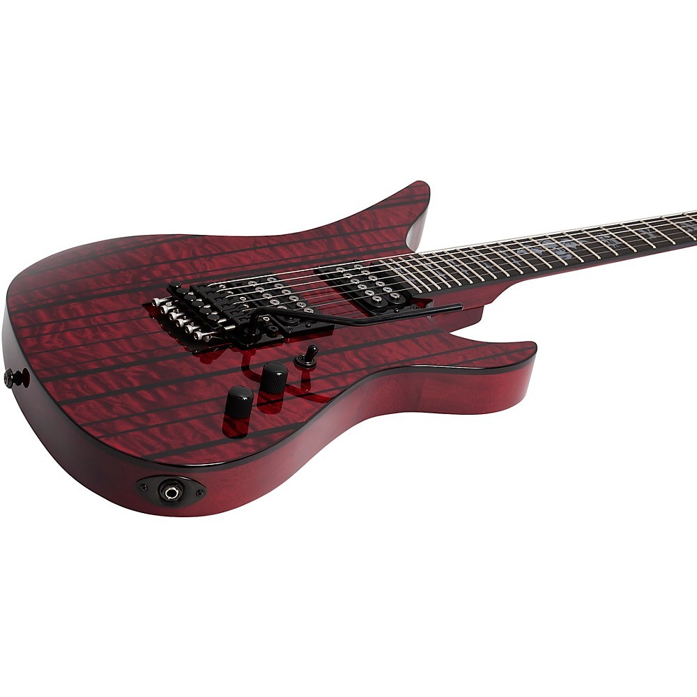 Schecter Synyster Gates Standard Plus Electric Guitar Transparent Deep Red