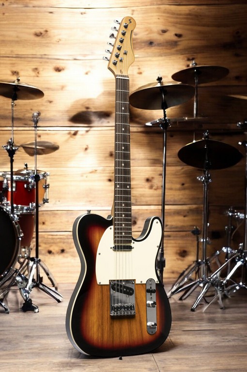 Stagg “T” Standard Electric Guitar Sunburst Made in Korea
