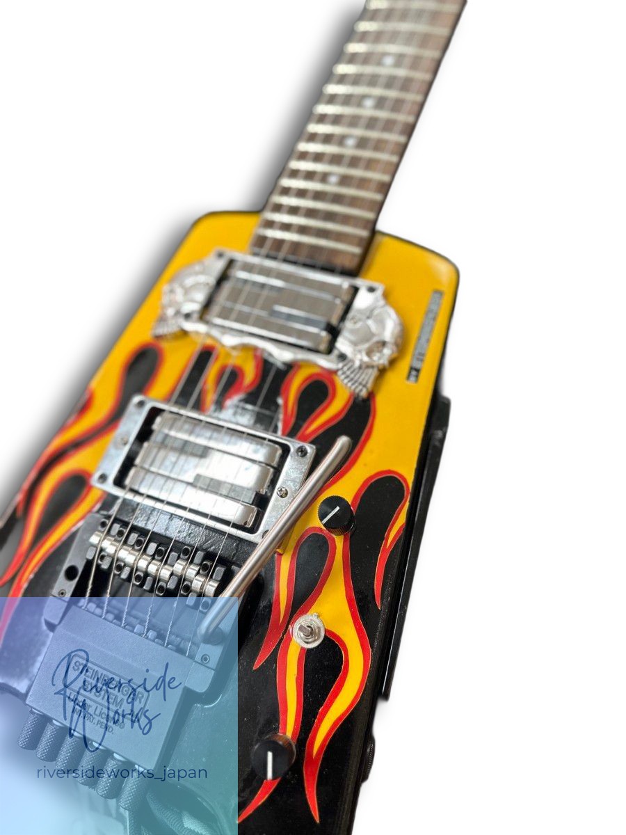Steinberger Spirit 2 Humbucker Fire Pattern Paint Custom