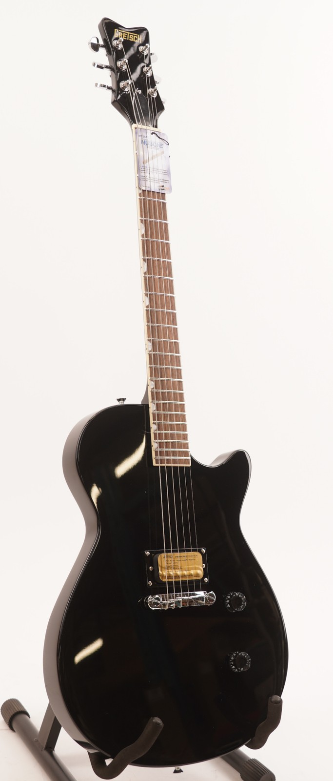 Gretsch Streamliner Jet Club 1 6-String Right-Hand Electric Guitar (Jet Black)