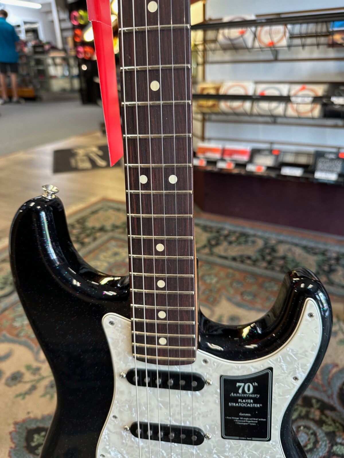 Fender 70th Anniversary Player Stratocaster, RW, Nebula Noir W/ Free Shipping