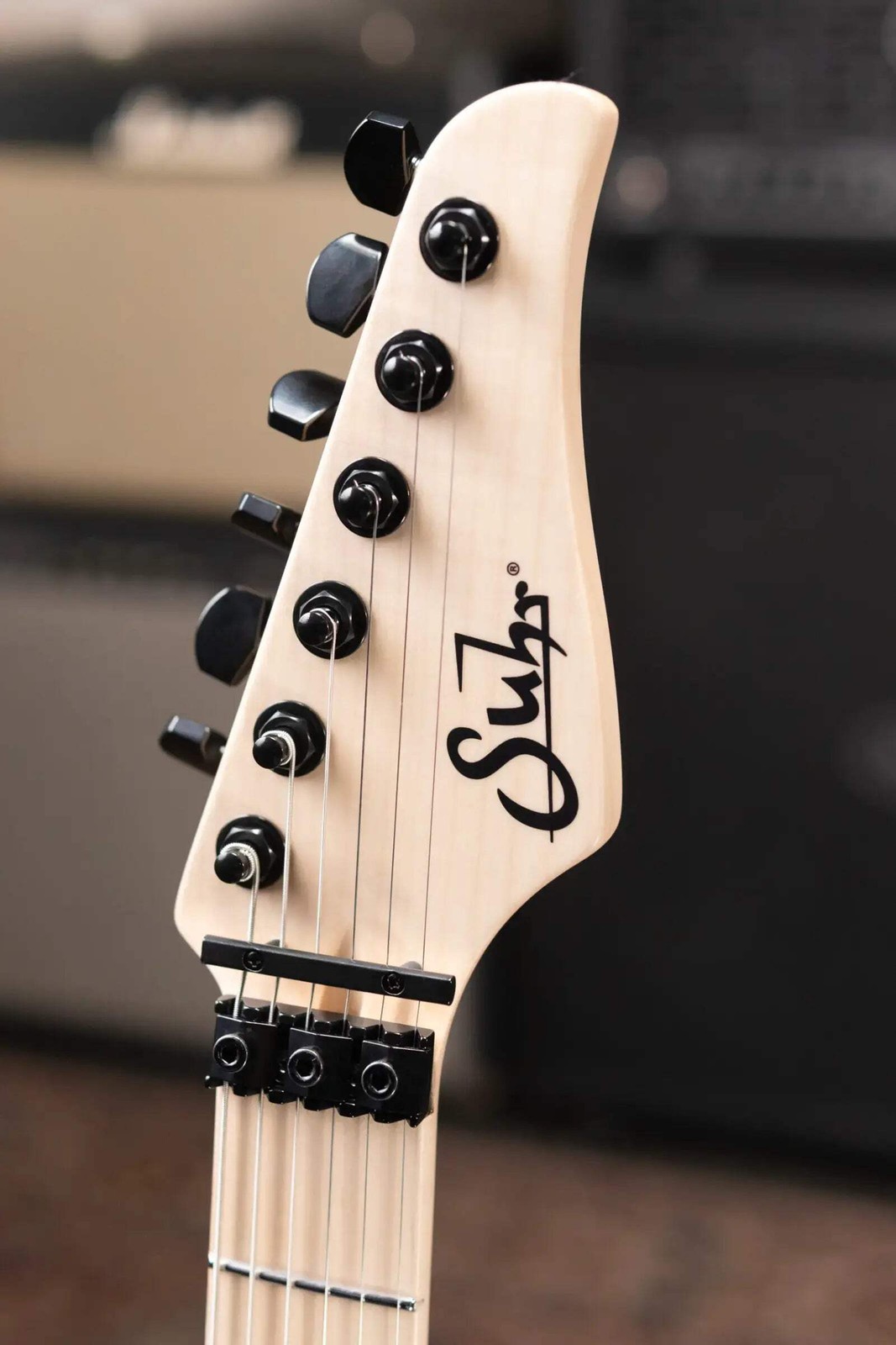 Suhr Standard Thin Burst Limited Edition Electric Guitar – Trans Black with Gig