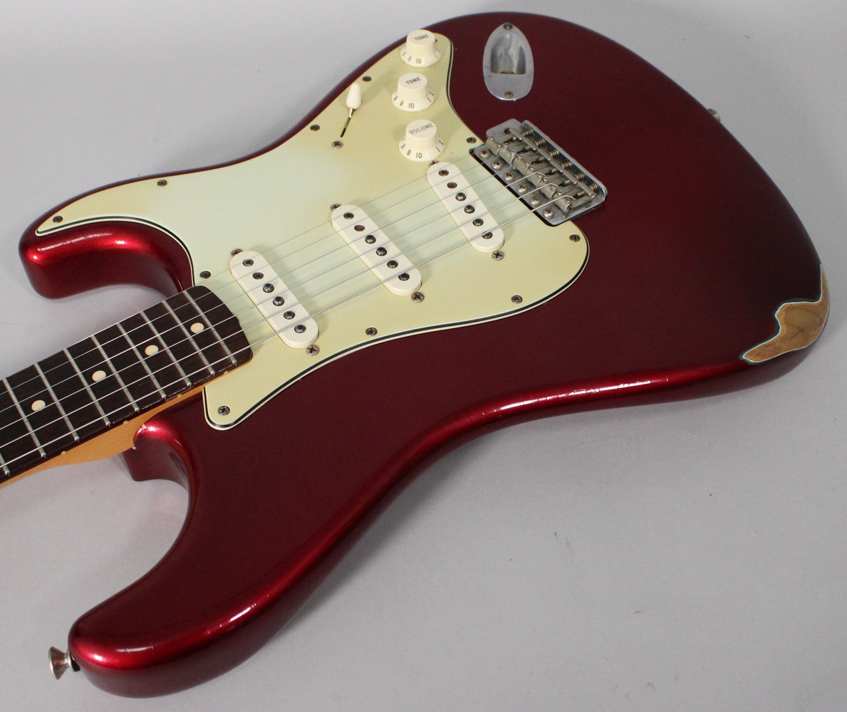 2002 Fender Custom Shop 1960 Stratocaster Candy Apple Red Relic w/OHSC