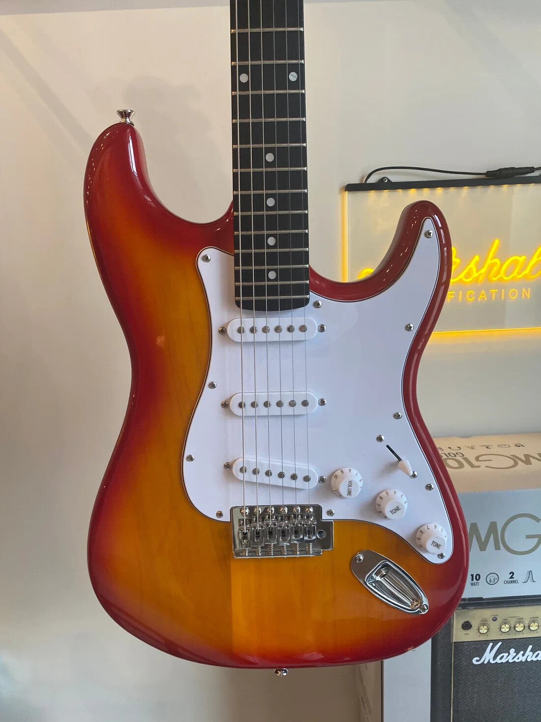 Groove Electric Guitar – Cherry Burst