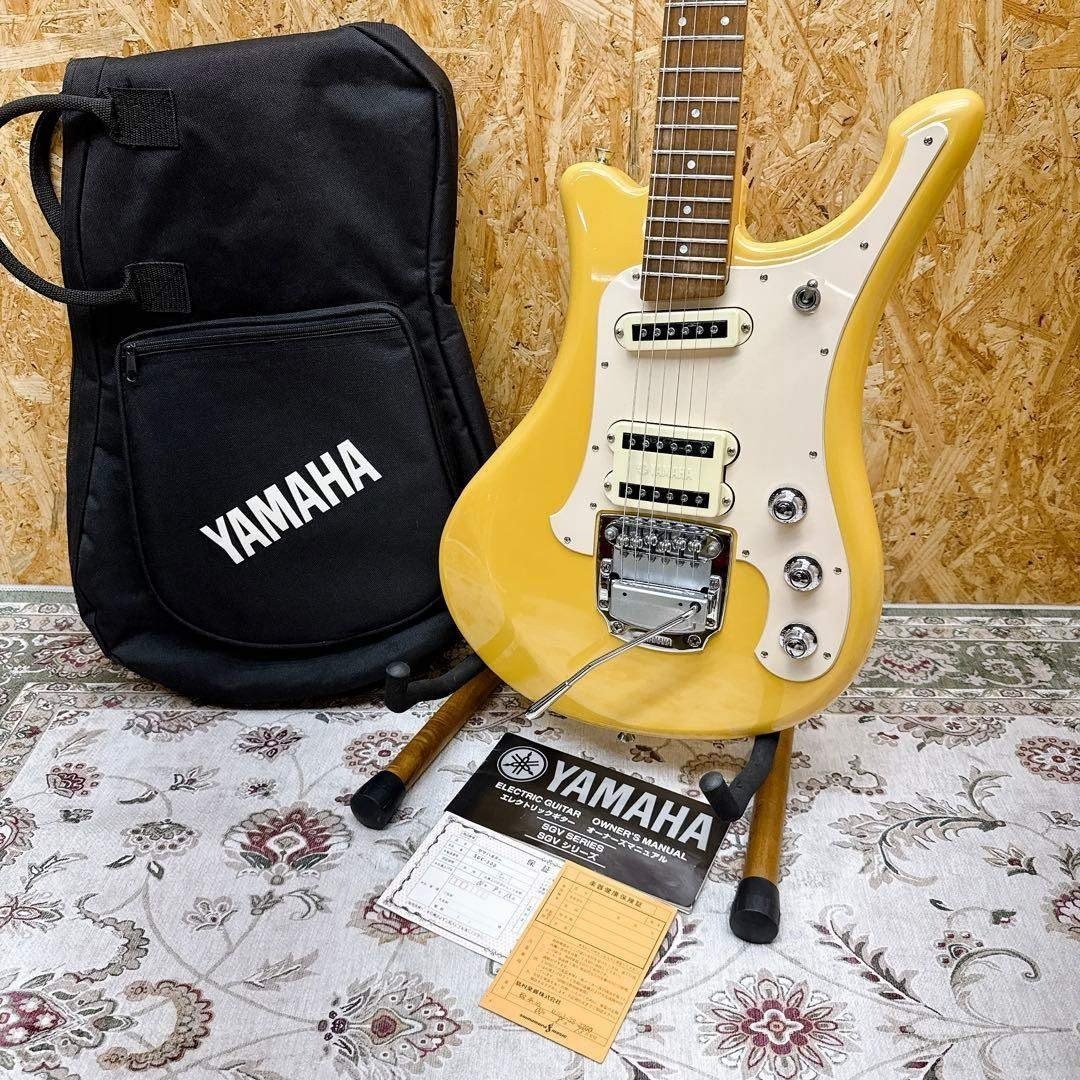 Beautiful item! YAMAHA SGV300 Vintage Yellow Bizarre Surf Yamaha