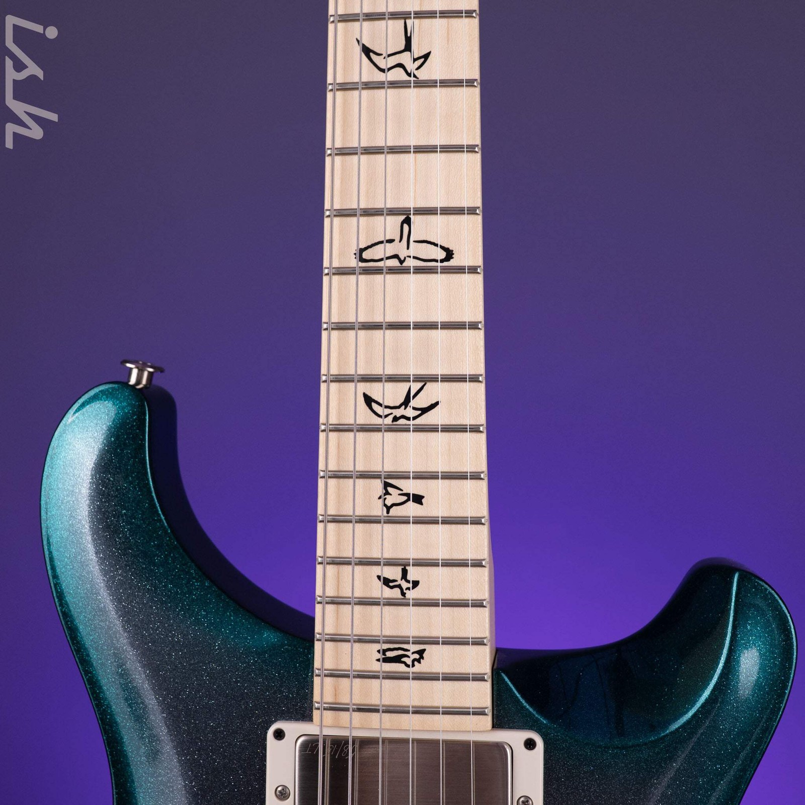 PRS Swamp Ash Special Sprayer’s Choice Silver Holoflake Green Burst
