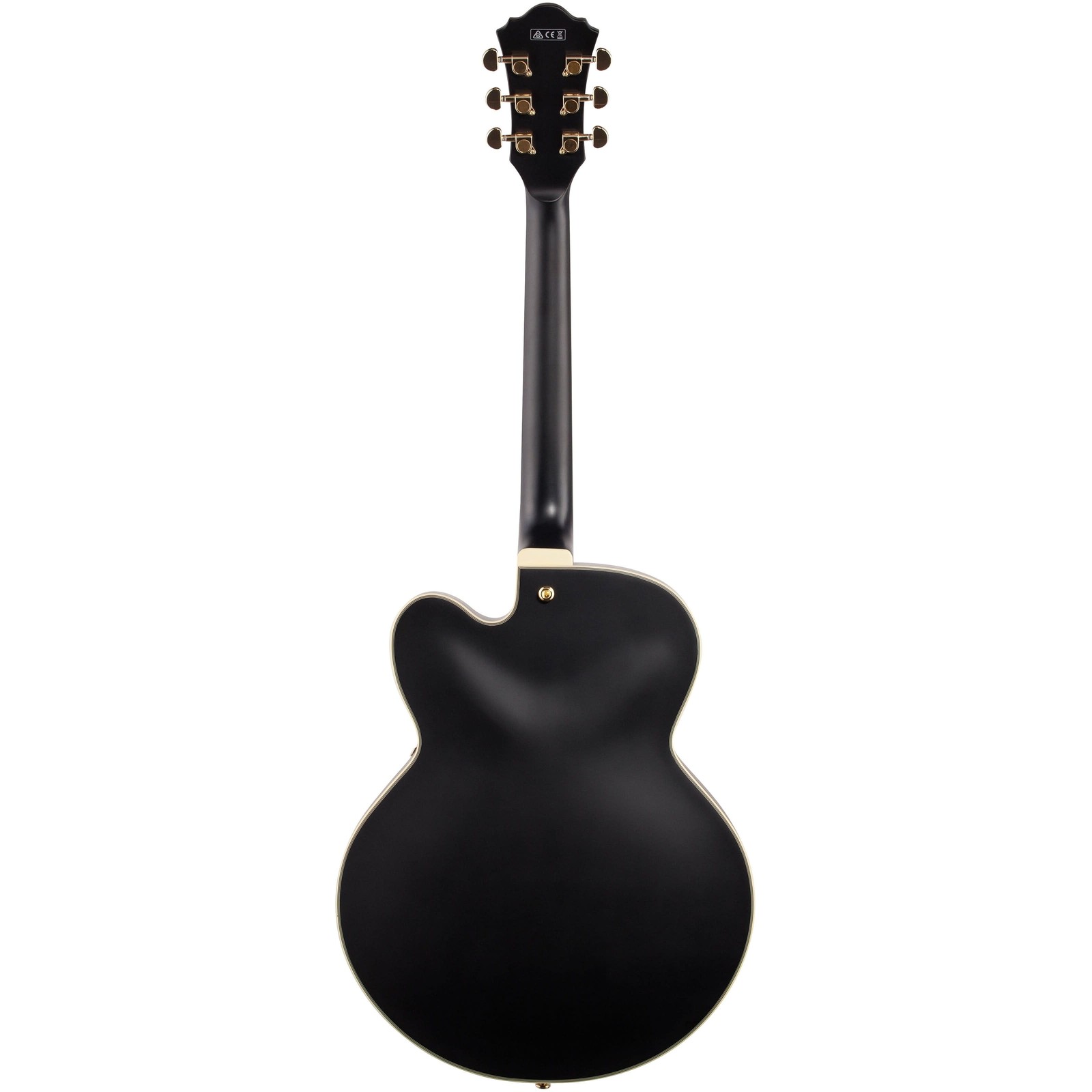 Ibanez AF75G AF Artcore Hollow Body Electric Guitar, Black Flat