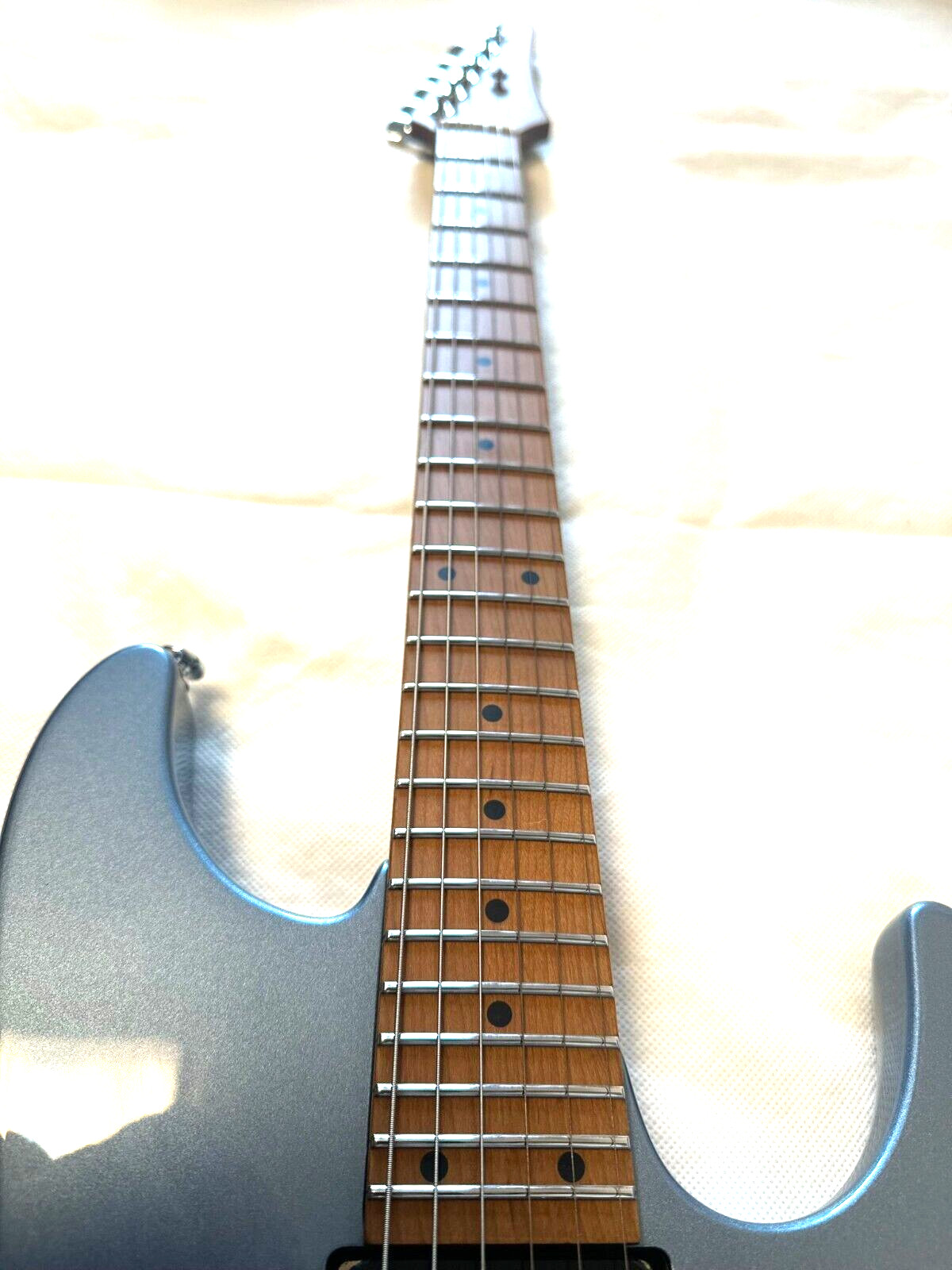 Ibanez Prestige AZ2402 Guitar Ice Blue Metallic Made in Japan