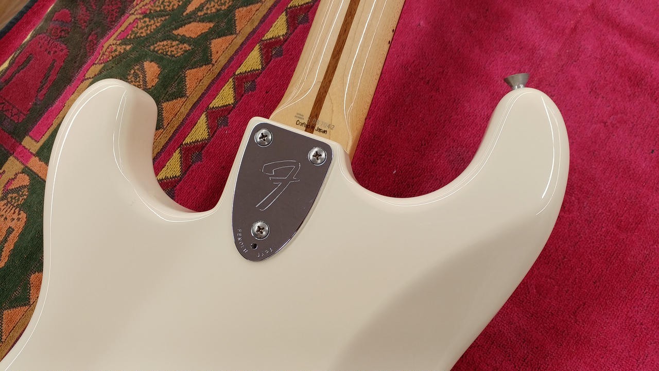 Fender Japan Stratocaster Guitar ST72-US Olympic White Large Head