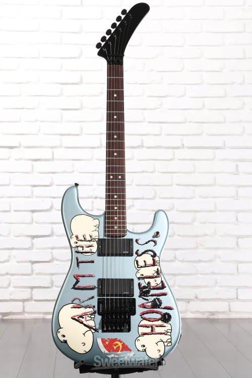 Fender Tom Morello’s “Arm The Homeless” Electric Guitar – Blue Ice Metallic