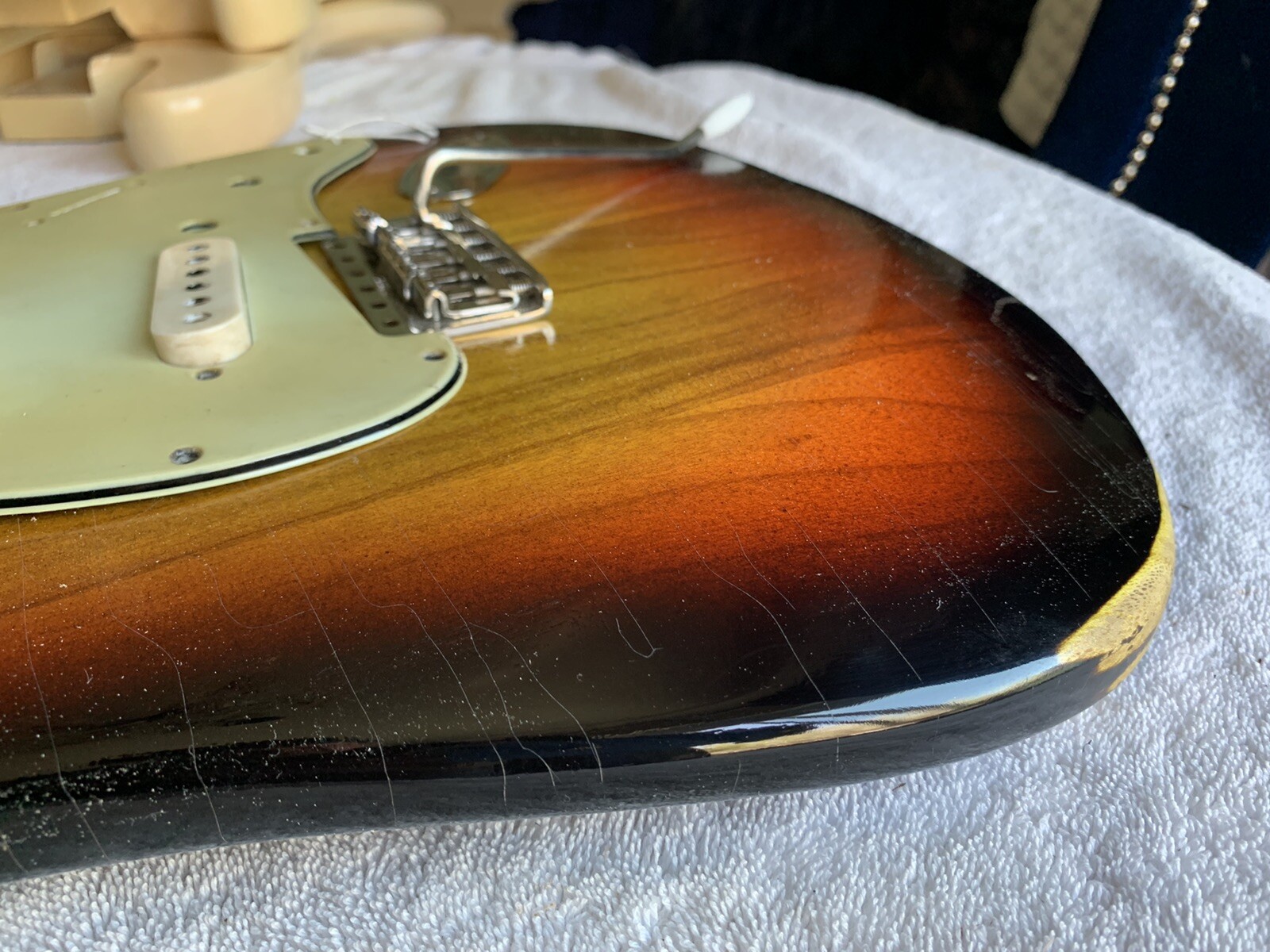 ST BODY RELIC 1960’s style Lacquer 3 Tone SUNBURST ORDER YOURS TODAY JVGuitars