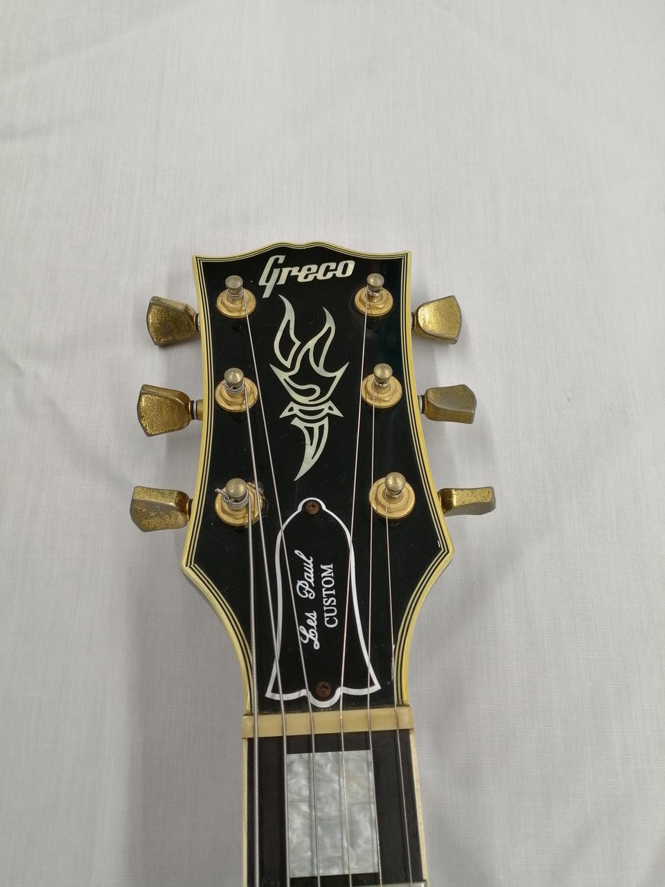 Greco EGW-800 LP Custom Type Black Electric Guitar JPN USED