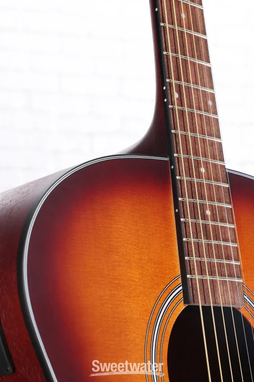 Ibanez PJ50E Acoustic-electric Guitar – Open-pore Vintage Amber Sunburst