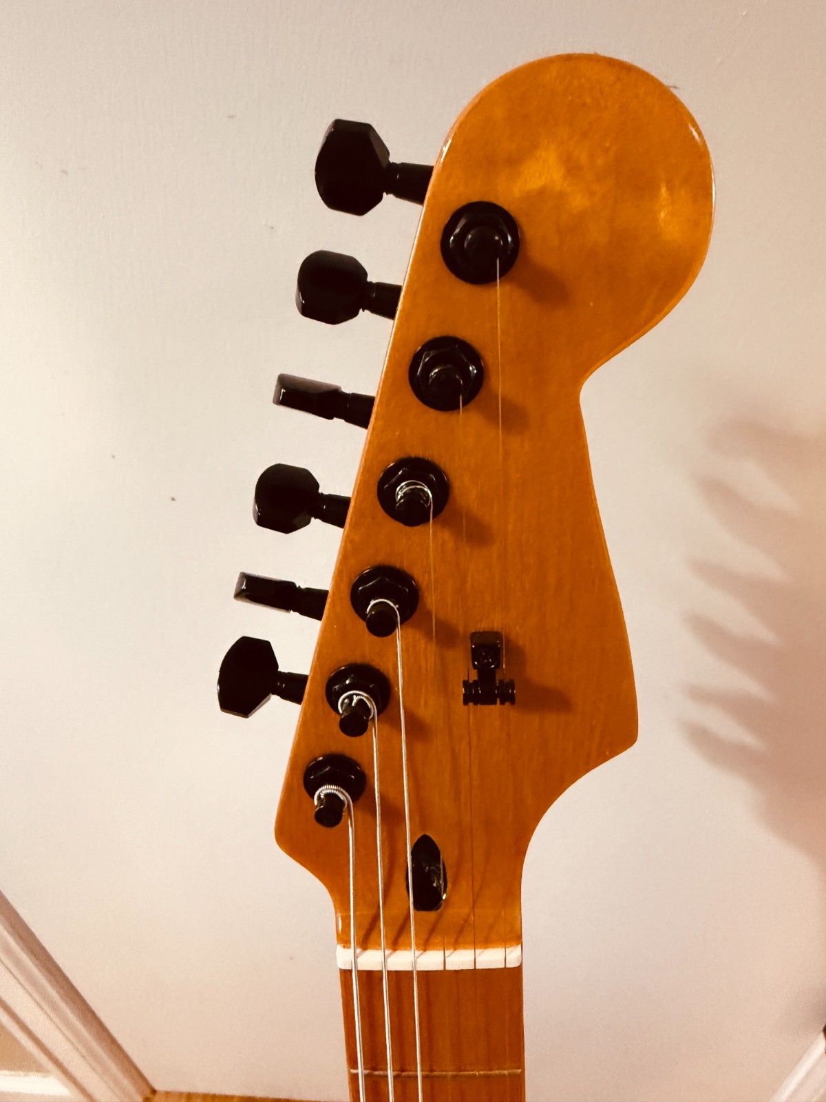 Donzilla Partscaster with Maple Neck, Red Body and PokaDot Pickguard