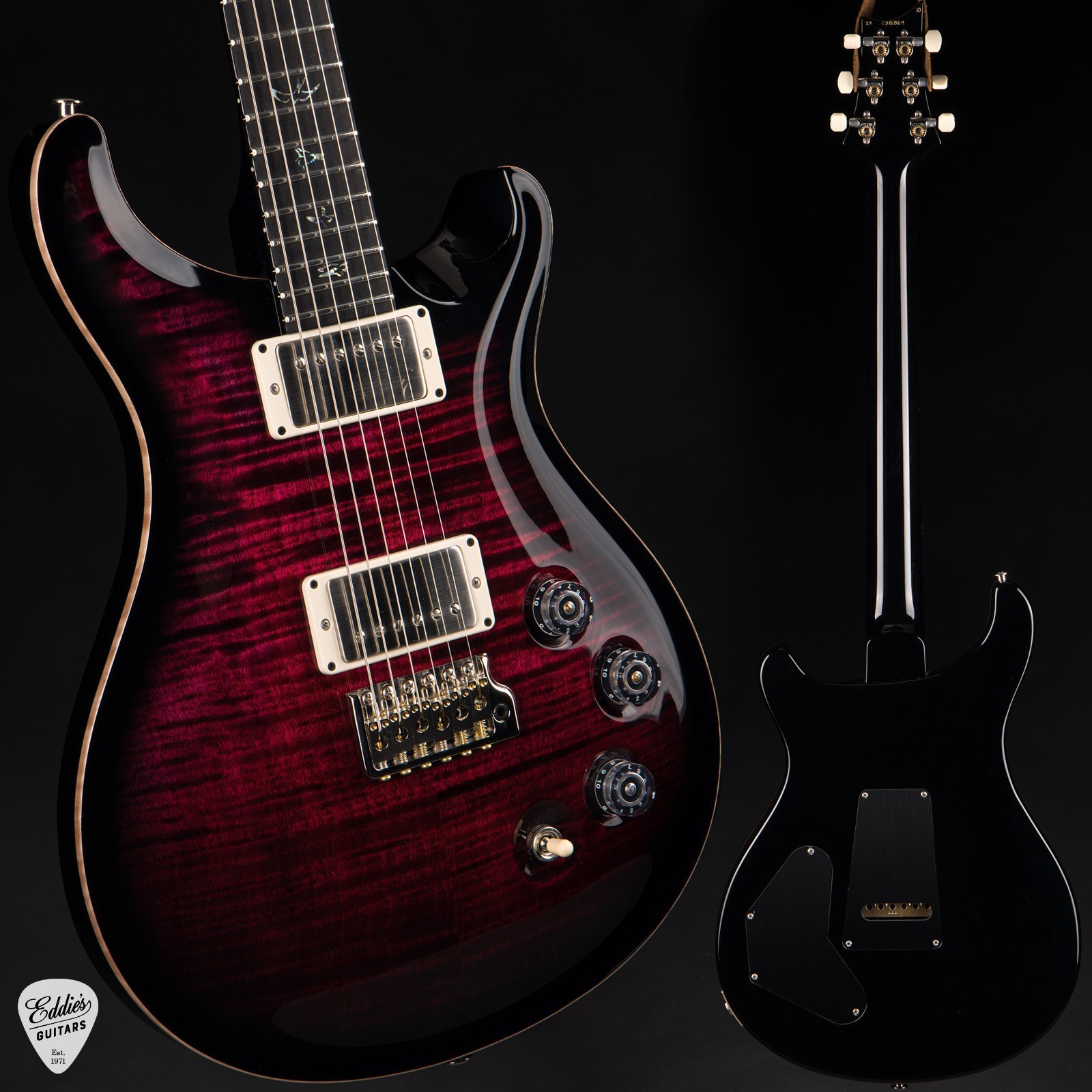 2024 -PRS Eddie’s Guitars Wood Library DGT – Fire Red Smokeburst