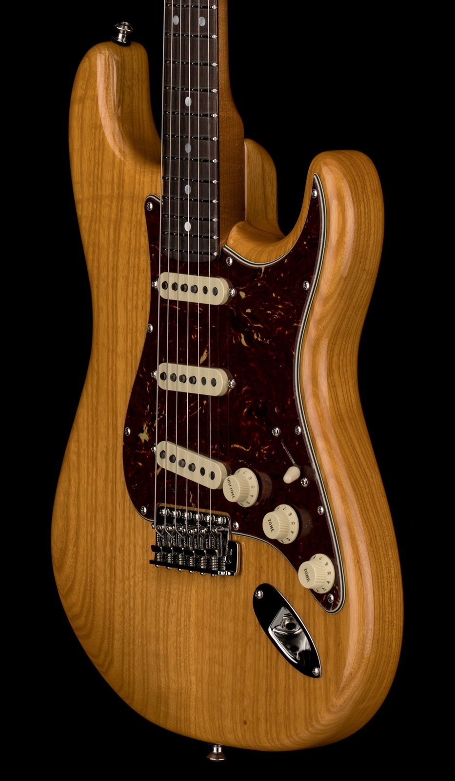 Fender Custom Shop American Custom Stratocaster NOS – Aged Amber Natural #19715