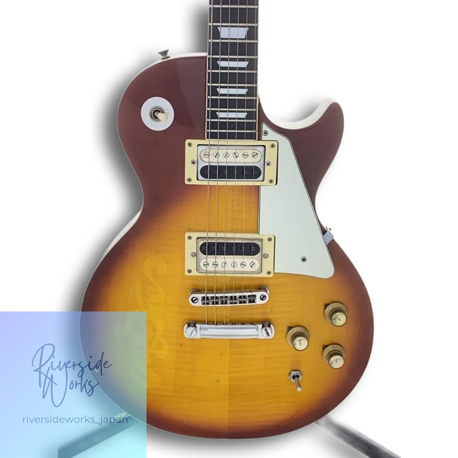 Greco EG-420 mod 1970s TB Electric Guitar Les Paul Type Sunburst HH