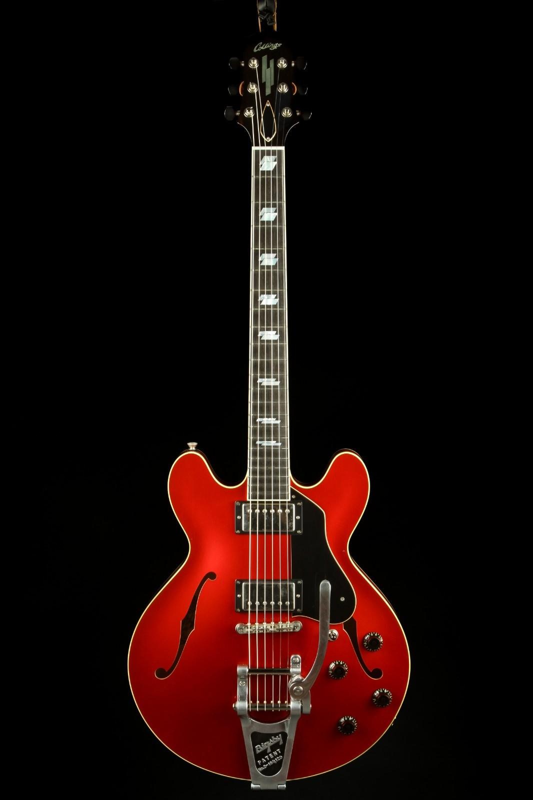 2023 – Collings I-35 LC Aged Custom Inlay Bigsby – Candy Apple Red (Pre-Owned)