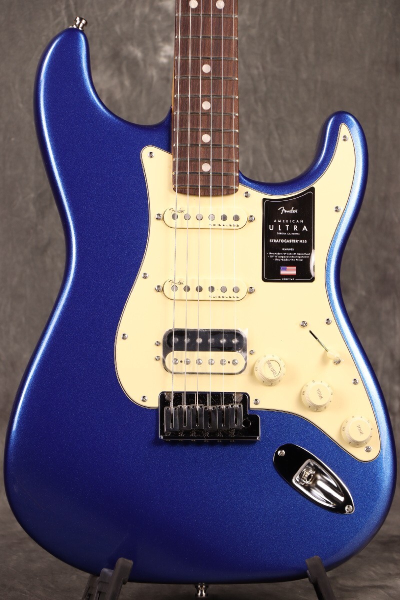 Fender American Ultra Stratocaster HSS Rosewood FB Cobra Blue from JAPAN