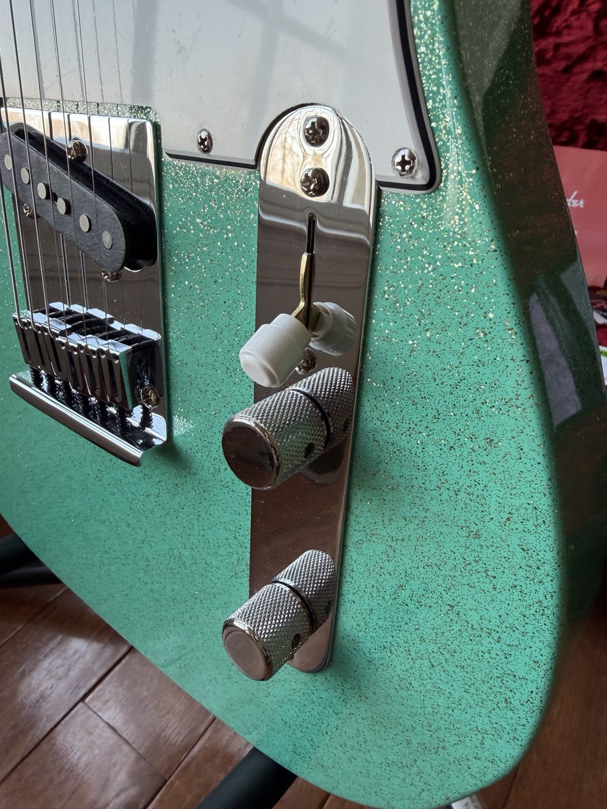 2025 Fender Custom Shop Telecaster W25 Custom Deluxe NOS Seafoam Green Sparkle