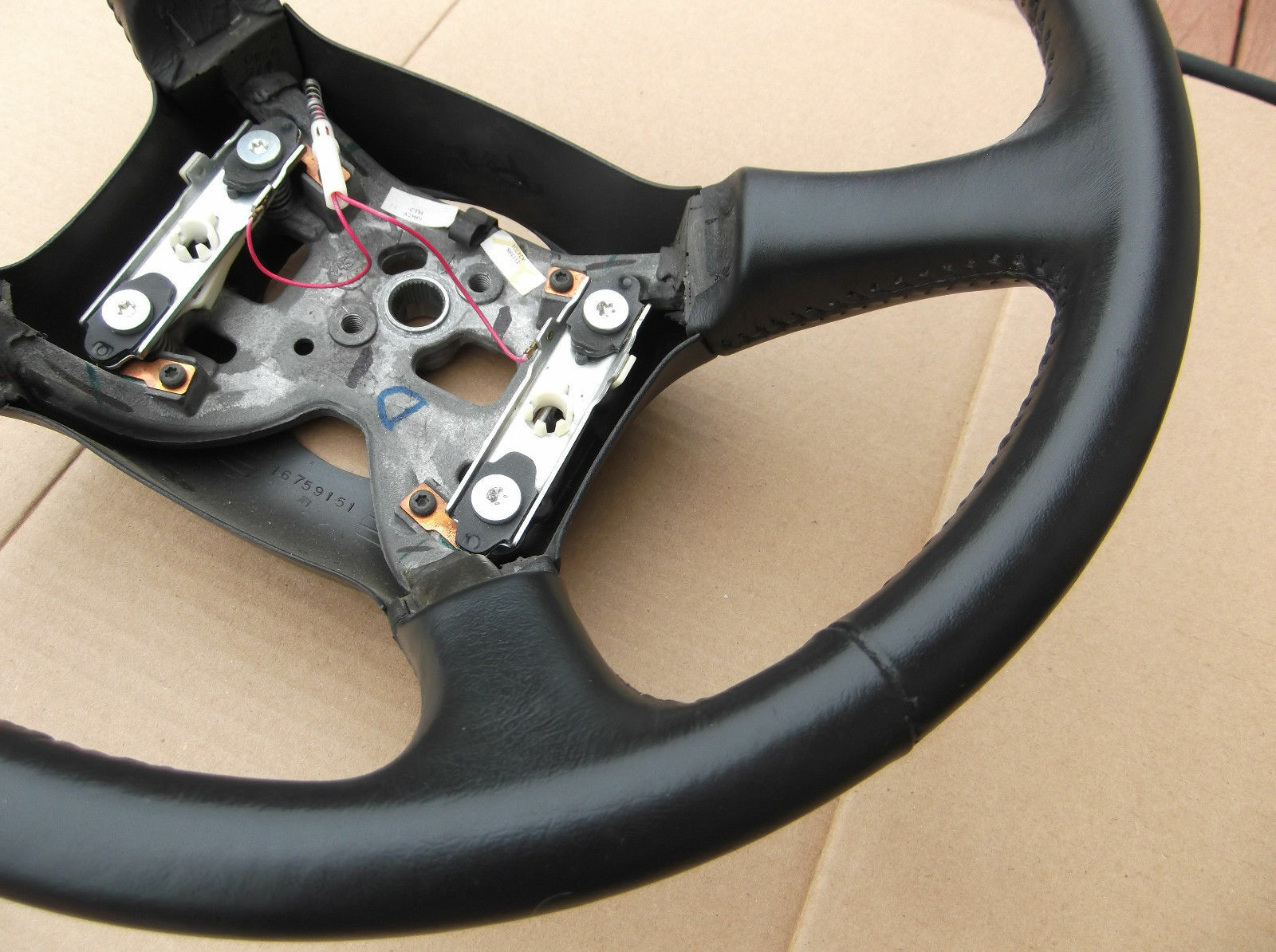 ⭐ 1999-2002 Chevrolet CHEVY Silverado GMC Sierra Steering Wheel Leather 1500 HD