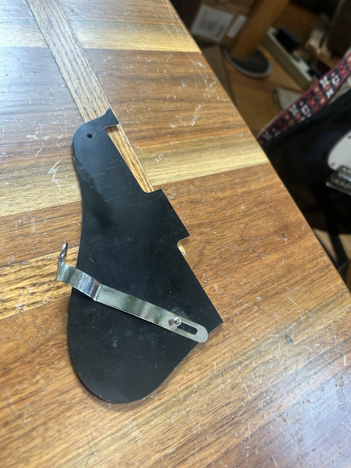 Fender Starcaster Black Pick Guard With Bracket EXT COND