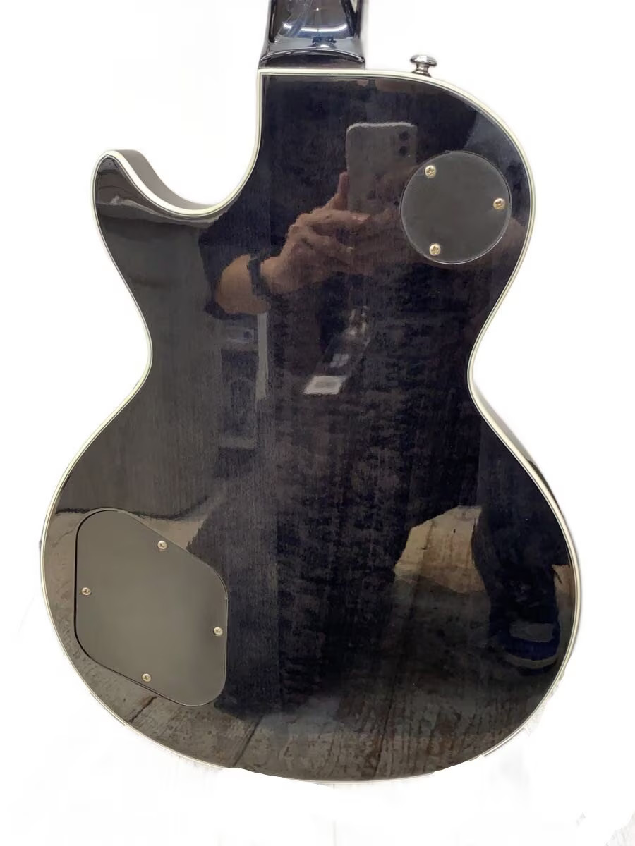 GrassRoots G LP 55C QM electric guitar Les Paul type black HH G LP 55C QM