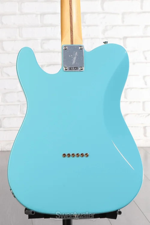 Fender Player II Telecaster HH Electric Guitar – Aquatone Blue with Rosewood