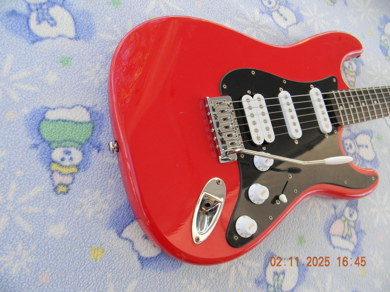 Epiphone S-300, Peavey Large Pole Pickups,Custom Wiring, Capacitor Upgrade, Nice