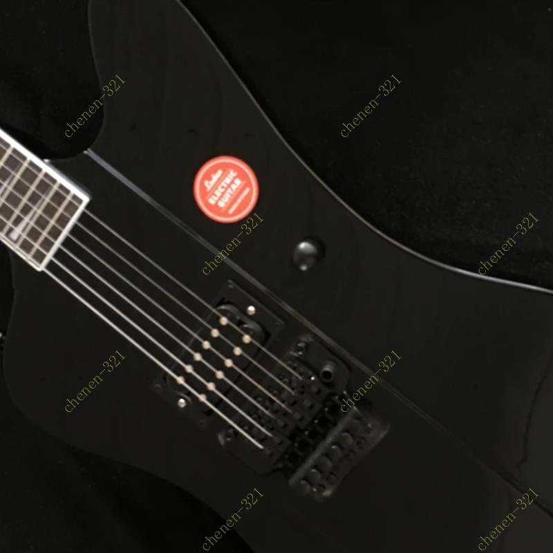 Solid Electric Guitar 648mm Scale Length Stainless Rounded Fret Edge FR Bridge