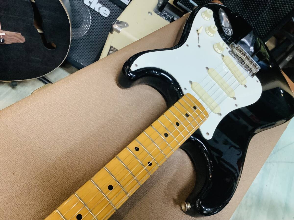 Electric Guitar Fender by Fujigen ST54-95LS 1993-1994 Black Stratocaster