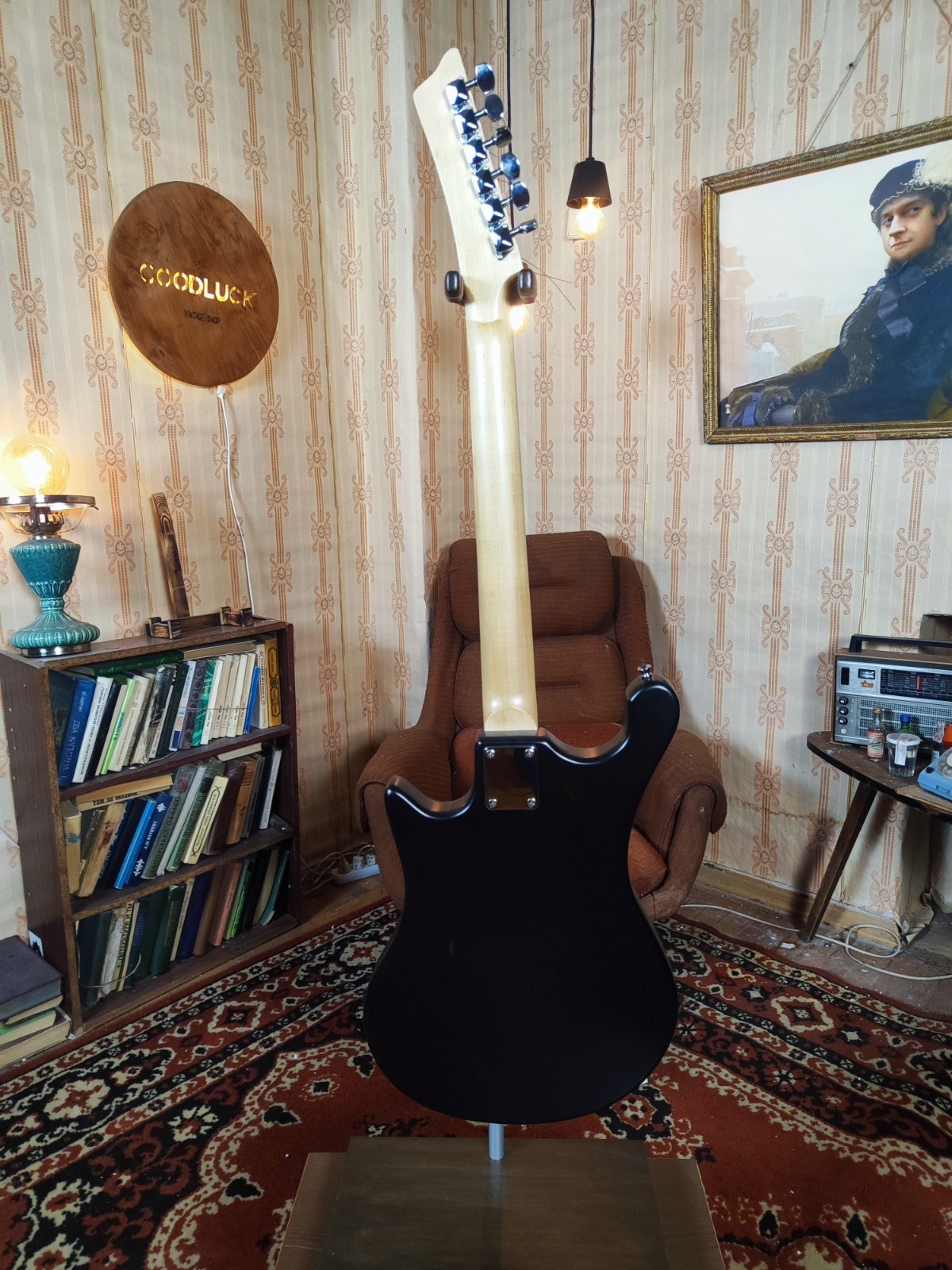Ural 650 Style Electric Guitar Tremolo USSR Rare Deluxe