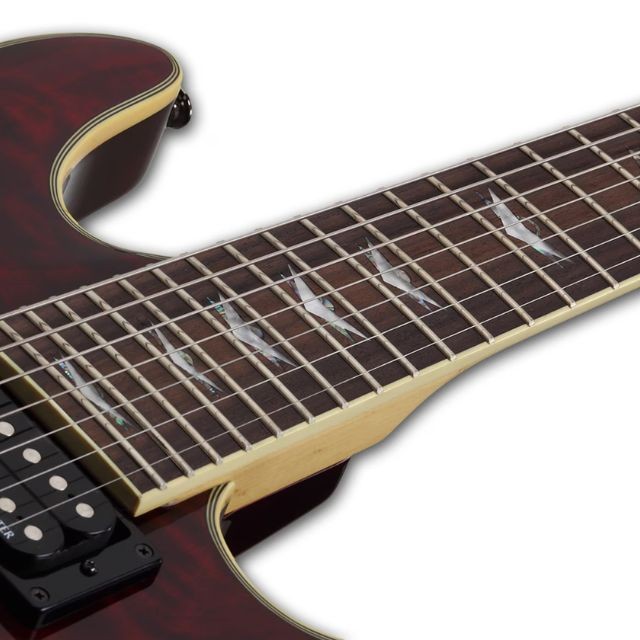 Schecter Omen Extreme-7 7-String Electric Guitar – Black Cherry