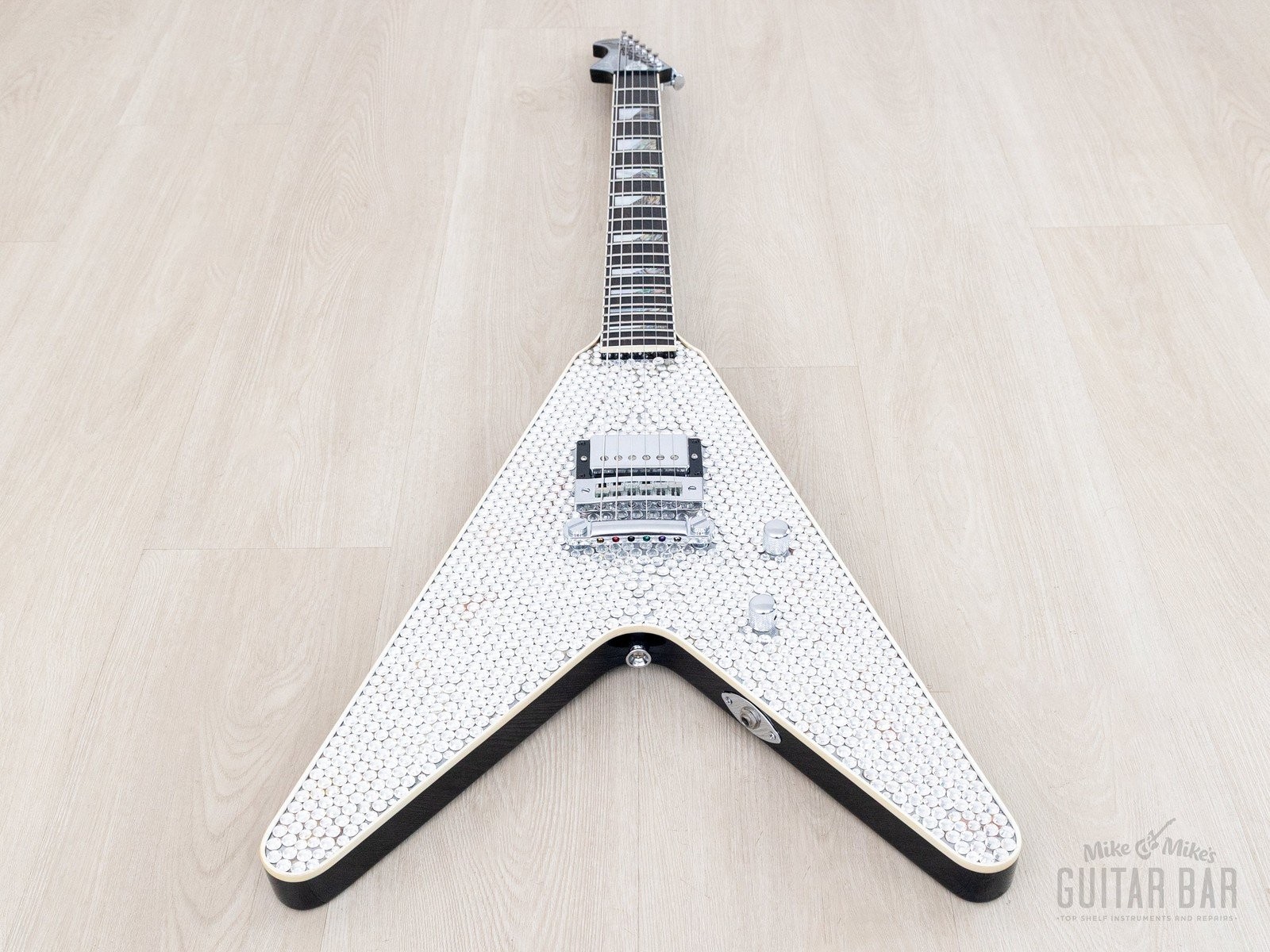 2011 Washburn Custom Shop Limited Edition Paul Stanley PSV 2200 Flying V w/ Case